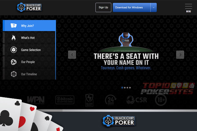 screenshot Black Chip Poker