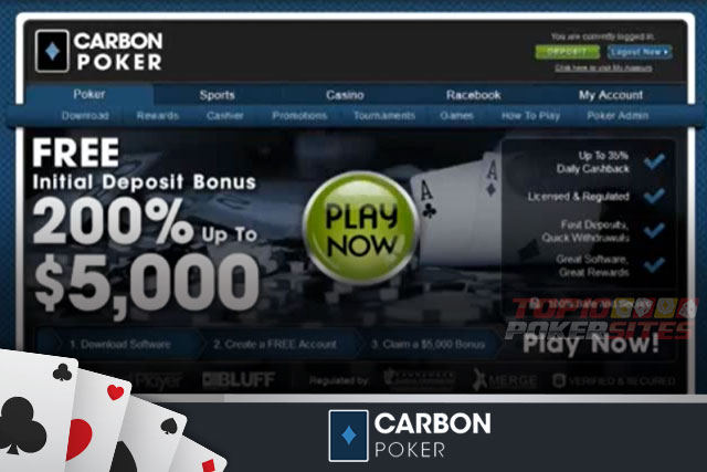 screenshot Carbon Poker