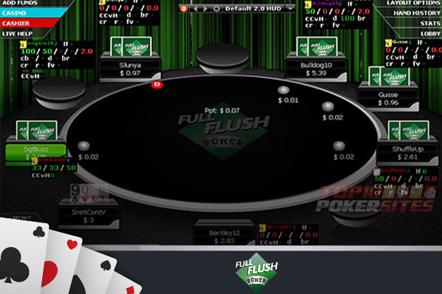 Full Flush Poker Table