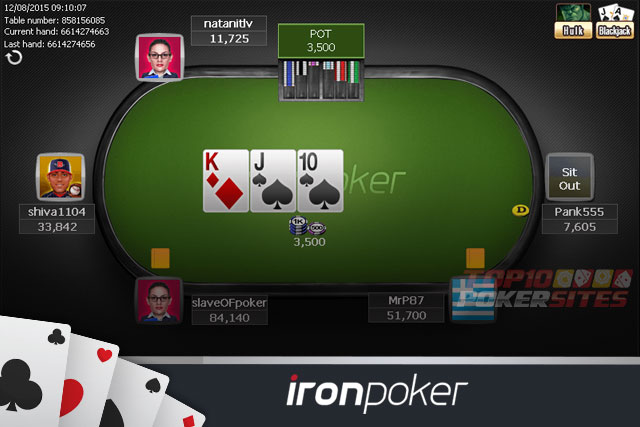 Iron Poker Table