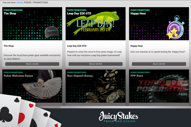 Juicy Stakes Poker Promotion