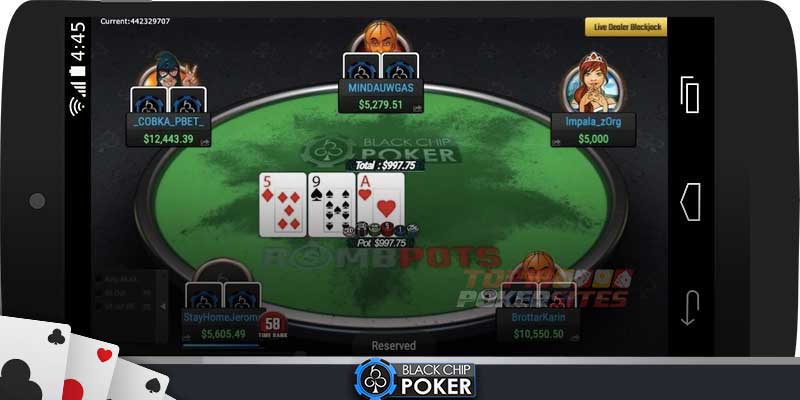 BlackChip Poker Mobile App