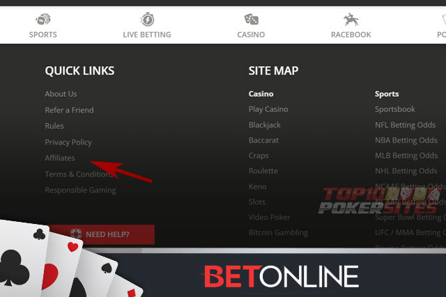 BetOnline Poker Affiliates Link