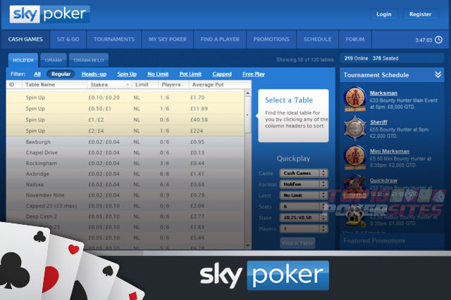 screenshot Sky Poker