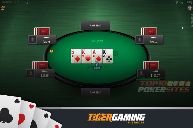 TigerGaming Poker Tableau